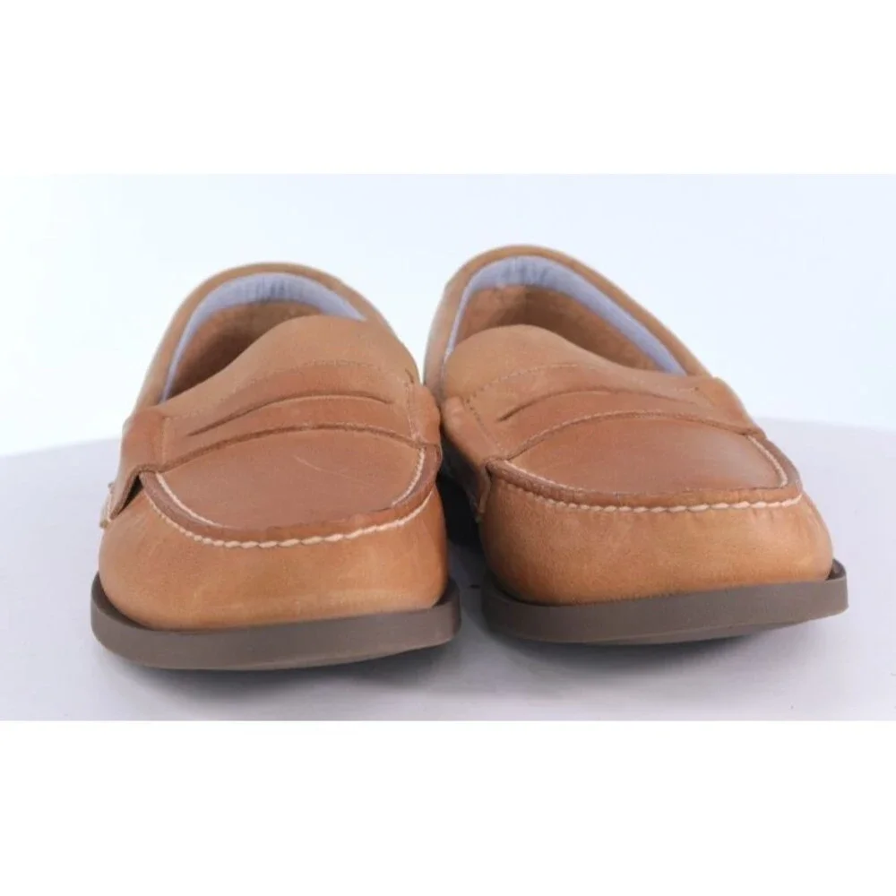 Sperry Top Sider Men's Penny Loafers Boat Shoes Size 8 M Leather Tan